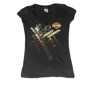 Woman's Harley-Davidson Black Tee